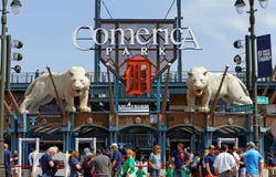 Parque de Comerica imagen de archivo Parque de Comerica imagen de archivo