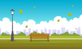 Parque de la ciudad del verano stock de ilustración Parque de la ciudad del verano stock de ilustración