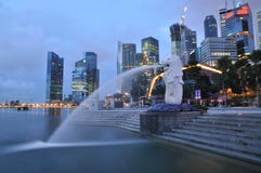 Parque de Merlion imagen de archivo libre de regalías Parque de Merlion imagen de archivo libre de regalías