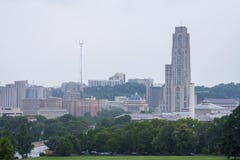 Parque de Schenley al lado de la universidad de estado de Pittsburgh en Pittsburgh, imagen de archivo libre de regalías Parque de Schenley al lado de la universidad de estado de Pittsburgh en Pittsburgh, imagen de archivo libre de regalías