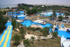 Parque del aqua del Dreamland fotografía de archivo libre de regalías Parque del aqua del Dreamland fotografía de archivo libre de regalías