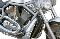 Parrilla del metal del cromo de la motocicleta Imágenes de archivo libres de regalías Parrilla del metal del cromo de la motocicleta Imágenes de archivo libres de regalías