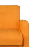 Part of Orange sofa furniture isolated on white background stock photography Part of Orange sofa furniture isolated on white background stock photography