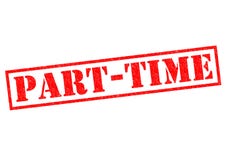 PART-TIME royalty-vrije illustratie PART-TIME royalty-vrije illustratie