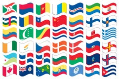 Parte della bandiera nazionale di un insieme completo Fotografia Stock Libera da Diritti Parte della bandiera nazionale di un insieme completo Fotografia Stock Libera da Diritti