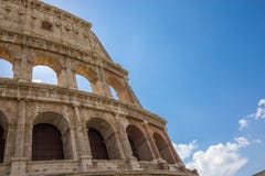 Parte do amphiteater de Roman Colosseum em Roma Imagem de Stock Royalty Free Parte do amphiteater de Roman Colosseum em Roma Imagem de Stock Royalty Free