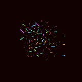 Parteihintergrund bespr?ht k?rniges S??er Confetti lizenzfreie abbildung Parteihintergrund bespr?ht k?rniges S??er Confetti lizenzfreie abbildung