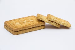 Partes de biscoito imagem de stock Partes de biscoito imagem de stock