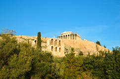 Parthenon herodeion athens greece royalty free stock photography Parthenon herodeion athens greece royalty free stock photography