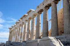 Parthenon sławna antyczna świątynia w Ateny fotografia stock Parthenon sławna antyczna świątynia w Ateny fotografia stock