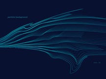 Particle dotted line background royalty free illustration Particle dotted line background royalty free illustration