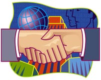 Partnership Hand shake. A Partnership Hand shake illustration Partnership Hand shake. A Partnership Hand shake illustration