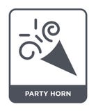 party horn icon in trendy design style. party horn icon isolated on white background. party horn vector icon simple and modern stock illustration party horn icon in trendy design style. party horn icon isolated on white background. party horn vector icon simple and modern stock illustration