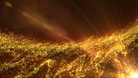 Partículas móviles del oro capaces de colocar ilustración del vector Partículas móviles del oro capaces de colocar ilustración del vector