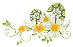 Pascua, huevos, flores libre illustration Pascua, huevos, flores libre illustration