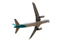 Passenger airplane isolated on white background. Stock Photo Passenger airplane isolated on white background. Stock Photo