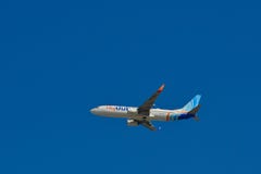 Passenger airplane taking off from airport stock photo Passenger airplane taking off from airport stock photo