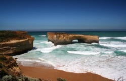 Passerelle de Londres, Victoria, Australie photo stock Passerelle de Londres, Victoria, Australie photo stock