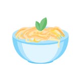 Pasta icon vector sign and symbol isolated on white background, Pasta logo concept stock illustration Pasta icon vector sign and symbol isolated on white background, Pasta logo concept stock illustration