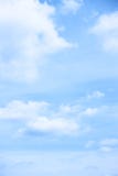 Pastel Blue Sky With Light Clouds Royalty Free Stock Images
