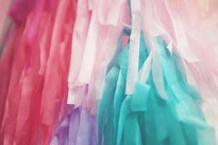 Pastel Color Ribbons Abstract Background. Royalty Free Stock Images