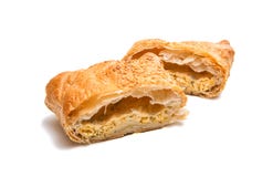 Pastelaria de sopro isolada imagens de stock royalty free Pastelaria de sopro isolada imagens de stock royalty free