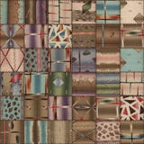 Patchwork kołderki bezszwowa tekstura royalty ilustracja Patchwork kołderki bezszwowa tekstura royalty ilustracja
