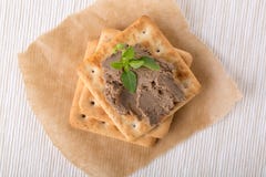 Pate печени с шутихами стоковое фото Pate печени с шутихами стоковое фото