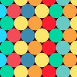 Patroon, ornament voor de dekking Vector Retro stijl Gekleurde cirkels op een donkere achtergrond Achtergrond voor uw ontwerplay- vector illustratie Patroon, ornament voor de dekking Vector Retro stijl Gekleurde cirkels op een donkere achtergrond Achtergrond voor uw ontwerplay- vector illustratie