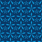 Patroon van Japan van de sterbesnoeiing het blauwe naadloze vector illustratie Patroon van Japan van de sterbesnoeiing het blauwe naadloze vector illustratie