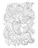 Patroon voor het kleuren van boek vector illustratie Patroon voor het kleuren van boek vector illustratie