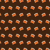 Fox - emoji pattern 46 stock illustration Fox - emoji pattern 46 stock illustration