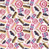 Pattern with sweets stock illustration Pattern with sweets stock illustration