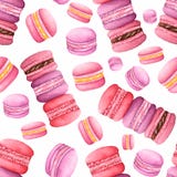 Sweet seamless pattern on white background. vector illustration Sweet seamless pattern on white background. vector illustration