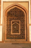 Pattern Window At Humayun Tomb, Delhi Stock Photography