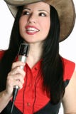 Pays et chanteur occidental de musique images stock Pays et chanteur occidental de musique images stock