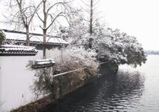 paysage couvert de neige dans le lac occidental photo stock paysage couvert de neige dans le lac occidental photo stock