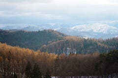 Paysage de montagnes de Bucegi image stock Paysage de montagnes de Bucegi image stock