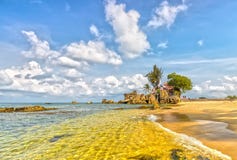 Paysage de Phu Quoc un jour ensoleillé photographie stock libre de droits Paysage de Phu Quoc un jour ensoleillé photographie stock libre de droits