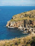 Paysage méditerranéen, réservation de Zingaro en Sicile, près de Catane photos libres de droits Paysage méditerranéen, réservation de Zingaro en Sicile, près de Catane photos libres de droits