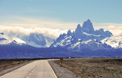 Paysage Patagonian dans la visibilité directe Glaciales de parc national images stock Paysage Patagonian dans la visibilité directe Glaciales de parc national images stock