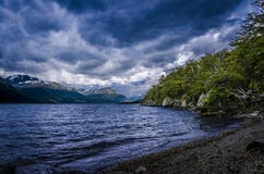 Paysage Patagonian dans Ushuaia, Argentine photo stock Paysage Patagonian dans Ushuaia, Argentine photo stock