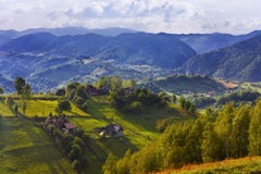 Paysage roumain de montagne images stock Paysage roumain de montagne images stock