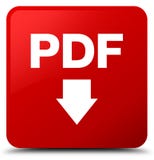 PDF download icon red square button stock illustration PDF download icon red square button stock illustration