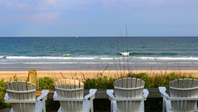 Peaceful Beach In North Carolina Stock Photos