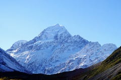 Peak of Mount Cook Aoraki in New Zealand Stock Photography Peak of Mount Cook Aoraki in New Zealand Stock Photography