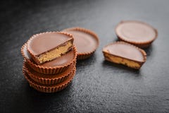 Peanut butter cups Stock Photo Peanut butter cups Stock Photo