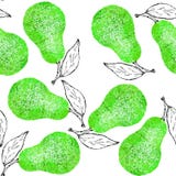 Pear fruit texture pattern watercolor design illustration stock illustration Pear fruit texture pattern watercolor design illustration stock illustration