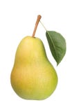 Pear On White Stock Images
