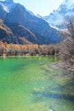 Pearl Lake at Yading Nature Reserve in Sichuan, China royalty free stock photos Pearl Lake at Yading Nature Reserve in Sichuan, China royalty free stock photos